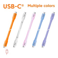CLUB3D CAC-3004 USB4 Gen 2x2 USB C Cable - 2m in Purple | High-Speed Data Transfer & Ultimate Durability